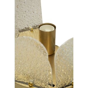 Lampe murale Mauro Ferretti Gris E14 20x14x28 cm or blanc
