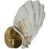 Lampe murale Mauro Ferretti Coquille E14 20x14x22 cm or naturel
