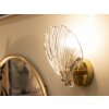 Lampe murale Mauro Ferretti Coquille E14 20x14x22 cm or naturel