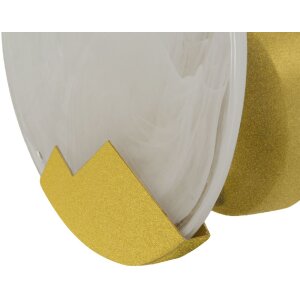Lampe murale Mauro Ferretti Lune E14 Ø 20x10 cm or blanc