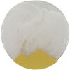 Lampe murale Mauro Ferretti Lune E14 Ø 20x10 cm or blanc