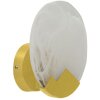 Lampe murale Mauro Ferretti Lune E14 Ø 20x10 cm or blanc
