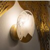 Lampe murale Mauro Ferretti Lune E14 Ø 20x10 cm or blanc