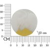 Lampe murale Mauro Ferretti Lune E14 Ø 20x10 cm or blanc