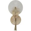 Lampe murale Mauro Ferretti Aube E14 20x14x41 cm doré naturel