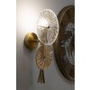 Lampe murale Mauro Ferretti Aube E14 20x14x41 cm doré naturel