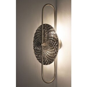 Lampe murale Mauro Ferretti Argenté E14 28x15x54 cm argent
