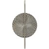 Lampe murale Mauro Ferretti Argenté E14 28x15x54 cm argent