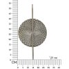 Lampe murale Mauro Ferretti Argenté E14 28x15x54 cm argent