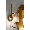 Lampe murale Mauro Ferretti Softi E14 15x14x38 cm or naturel
