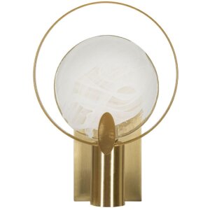 Lampe murale Mauro Ferretti Oklan E14 20x10x29 cm dorée naturelle