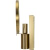Lampe murale Mauro Ferretti Oklan E14 20x10x29 cm dorée naturelle