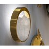 Lampe murale Mauro Ferretti Marbre E14 24x6x24 cm doré veiné
