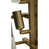 Lampe murale Mauro Ferretti Glassy E14 24x13x76 cm doré nature