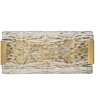 Mauro Ferretti Applique murale Oblin E14 36x15x10 cm or naturel