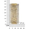 Mauro Ferretti Applique murale Oblin E14 36x15x10 cm or naturel