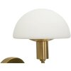 Mauro Ferretti Applique murale Lovy E14 23x15x22 cm or blanc