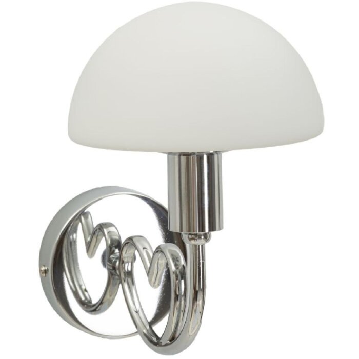 Mauro Ferretti Applique Lovy E14 23x15x22 cm argent blanc
