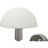 Mauro Ferretti Applique Lovy E14 23x15x22 cm argent blanc