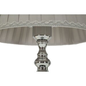 Mauro Ferretti Lampe de table Tilly E27 Ø 25x46 cm argent