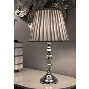 Mauro Ferretti Lampe de table Tilly E27 Ø 25x46 cm argent