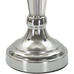 Mauro Ferretti Lampe de table argentée E27 30x56 cm