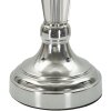 Mauro Ferretti Lampe de table argentée E27 30x56 cm