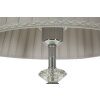 Mauro Ferretti Lampe de table argentée E27 30x56 cm