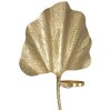 Mauro Ferretti Chandelier mural Feuille 41x11,5x40 cm or
