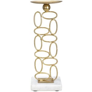 Mauro Ferretti Chandelier Blasen 10x10x27 cm or blanc