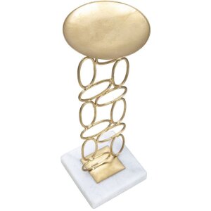 Mauro Ferretti Chandelier Blasen 10x10x27 cm or blanc