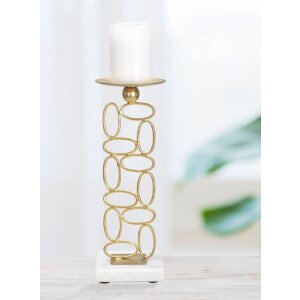 Mauro Ferretti Chandelier Blasen 10x10x27 cm or blanc