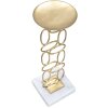 Mauro Ferretti Chandelier Blasen 10x10x27 cm or blanc
