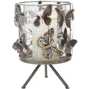 Mauro Ferretti Chandelier Farfalle 15x23,3 cm multicolore