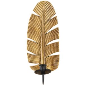 Mauro Ferretti Chandelier mural feuille 12,8x8,9x31,2 cm...