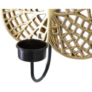 Mauro Ferretti Chandelier mural Lotus 20x8x22,2 cm doré noir