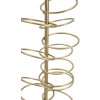 Mauro Ferretti Bougeoir Anneaux 14x13x50,5 cm doré blanc