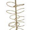 Mauro Ferretti Bougeoir Anneaux 14x13x46 cm doré blanc