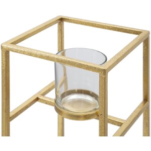 Mauro Ferretti Bougeoir Elegant 15x15x35 cm doré