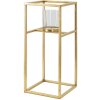 Mauro Ferretti Bougeoir Elegant 15x15x35 cm doré