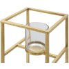Mauro Ferretti Bougeoir Elegant 15x15x35 cm doré