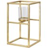 Mauro Ferretti Bougeoir Elegant 15x15x25 cm doré