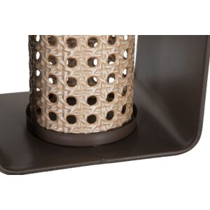 Mauro Ferretti Lanterne 16x13x20 cm marron