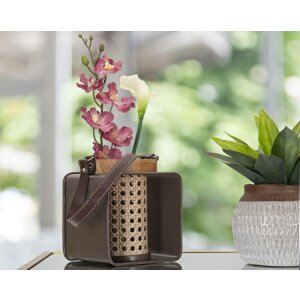 Mauro Ferretti Lanterne 16x13x20 cm marron