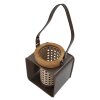 Mauro Ferretti Lanterne 16x13x20 cm marron