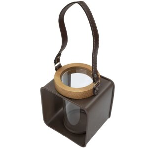 Mauro Ferretti Lanterne 16x13x18,5 cm marron