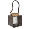 Mauro Ferretti Lanterne 16x13x18,5 cm marron