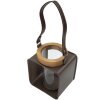Mauro Ferretti Lanterne 16x13x18,5 cm marron