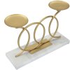 Mauro Ferretti Bougeoir Infini 2 bougies 30x9x20 cm doré