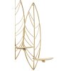 Mauro Ferretti Chandelier mural en forme de feuille pour 5 bougies 66x14x56 cm doré